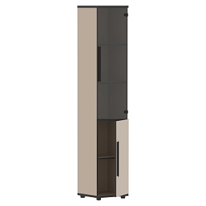 Шкаф высокий USTO UHCS 38.2, мокачино, 384х365х1975 мм